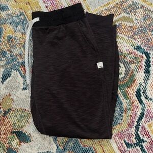 Vuori Purple Joggers Soft Elastic Waistband